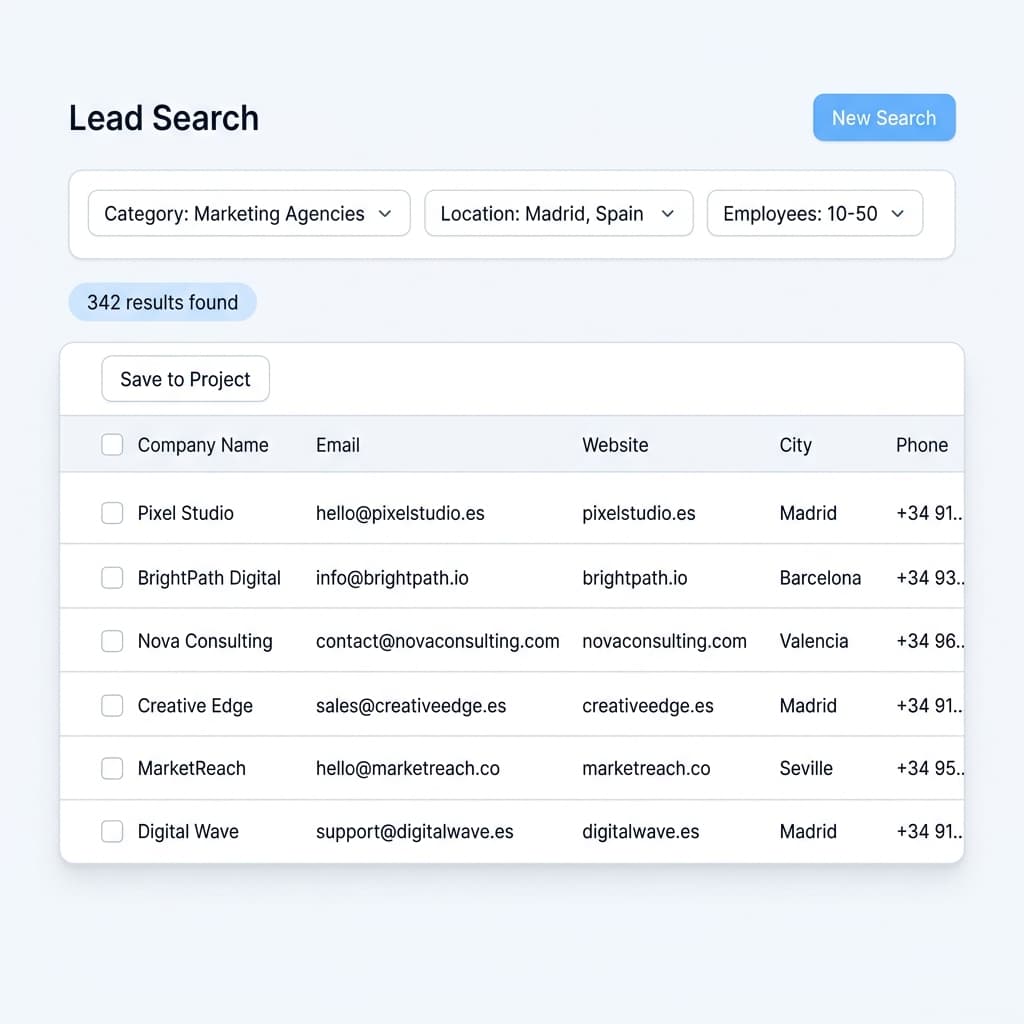 Prospecting built for teams that need cleaner input, not more noise